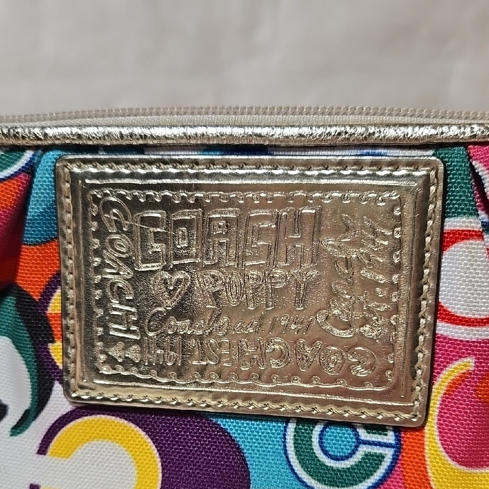 Colorful Coach Wristlet - Picture 2 of 4